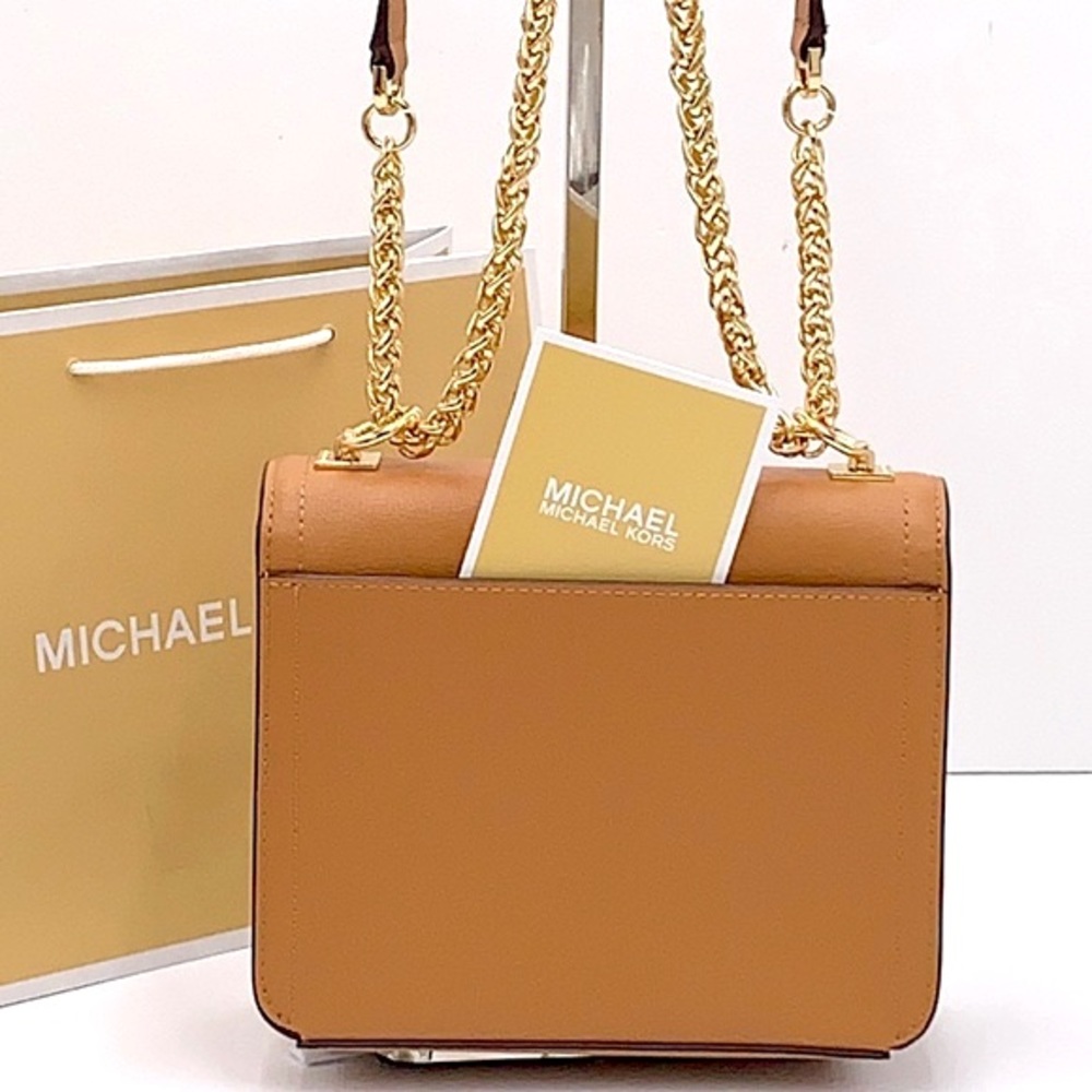 MICHAEL KORS SONIA SMALL SQUARE SHOULDER XBODY - Picture 3 of 16